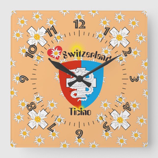 Ticino Schweiz Suisse Svizzera Svizra Uhr (Vorderseite)