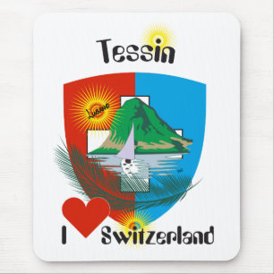 Ticino Svizzera / Tessin Schweiz Mousepad