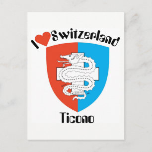 Ticino Svizzera / Tessin Schweiz Postkarte