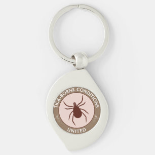 Tick-Borne Bedingungen Vereintes Bewusstsein Schlüsselanhänger