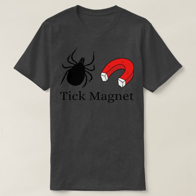 Tick Magnet T-Shirt (Design vorne)