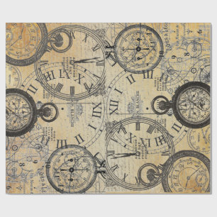 Tick Tock 60lb Dekorposter Geschenkpapier