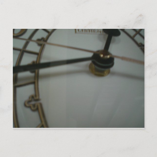 Tick Tock Postkarte (Vorderseite)