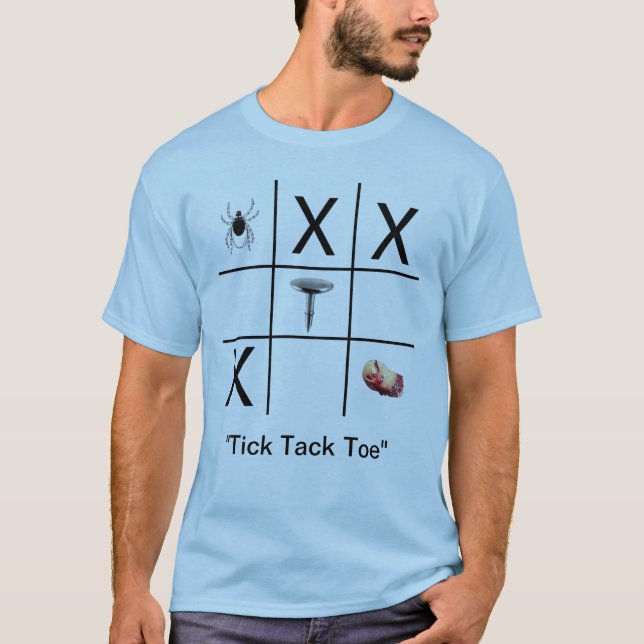 Ticken-Reißnagel-Zehe T-Shirt (Vorderseite)