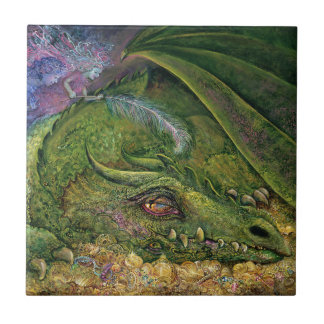 Ticken Sie niemals einen schlafenden Drachen 6x6 K Fliese