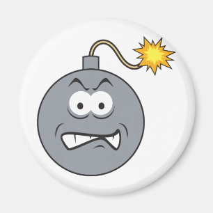 Tickende Bombe Gesicht Magnet