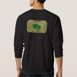 Ticket-Design (Rücken) - Booster Crewneck Sweatshirt