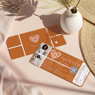 Ticket für das Pickleball-Party des tropischen Bra Einladung