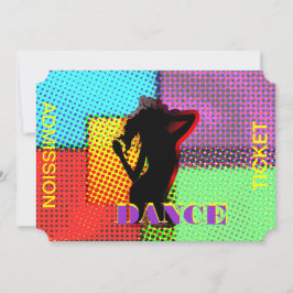 Ticket für den Eintritt in den Tanzabend mit Spaß Einladung
