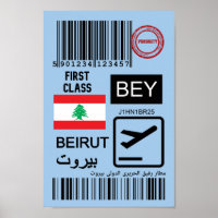 Ticket für den Libanon in Beirut