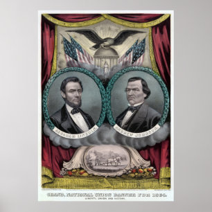 Ticket für den republikanischen Präsidenten 1864 Poster