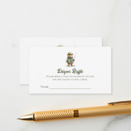 Ticket für niedliche Bärenfischerei Begleitkarte