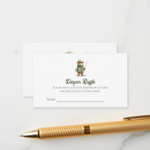 Ticket für niedliche Bärenfischerei Begleitkarte