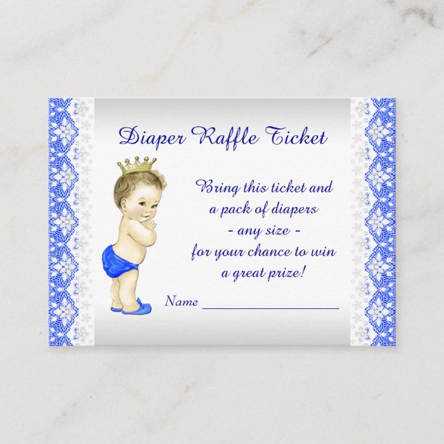 Ticket für Prince Diaper Begleitkarte (Vorderseite)