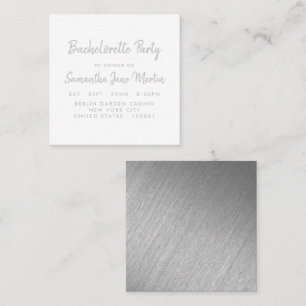 Ticket für Silver Foil & Script-Junggeselinnen-Abs