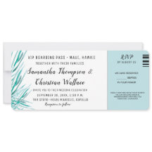 Ticket Green Palm Hochzeit in Urlaubsort UAWG