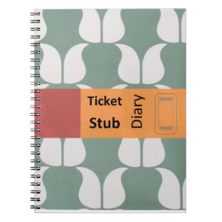 ticket stub diary notizblock