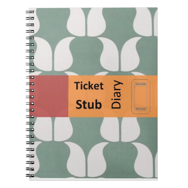 ticket stub diary notizblock (Vorderseite)