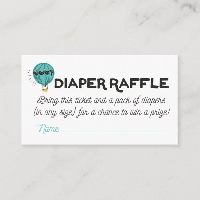 Tickets für Adventure Diaper Begleitkarte (Vorderseite)