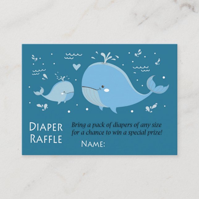 Tickets für den Blue Whale Diaper (Vorderseite)