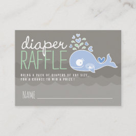 Tickets für die Blue Pregny Mommy Whale Diaper Begleitkarte