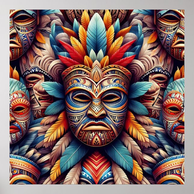 Ticki-Maske Poster (Vorne)