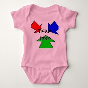 Tickle hier baby strampler