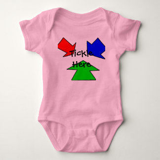 Tickle hier baby strampler