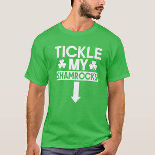 Tickle My Kleeblatts St Patricks Day Irish Adult H T-Shirt