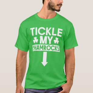 Tickle My Kleeblatts St Patricks Day Irish Adult H T-Shirt