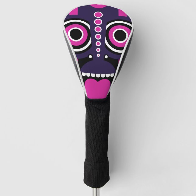 Tickommaske Golf Headcover (Vorderseite)