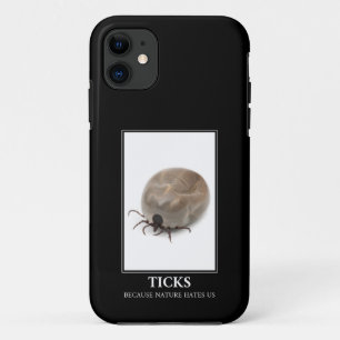 Ticks, weil die Natur uns hasst - Parasitenspass Case-Mate iPhone Hülle