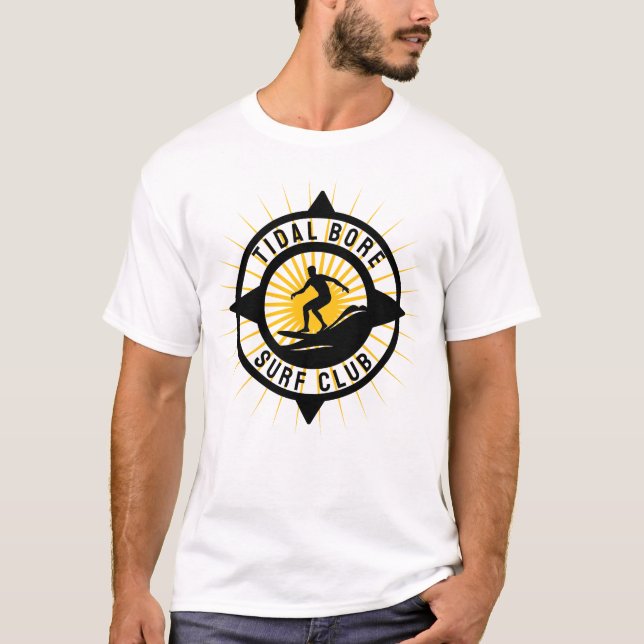 Tidal Bore Surfe Club T-Shirt (Vorderseite)