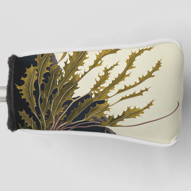 Tidal Fronds Golf Headcover (Vorderseite)