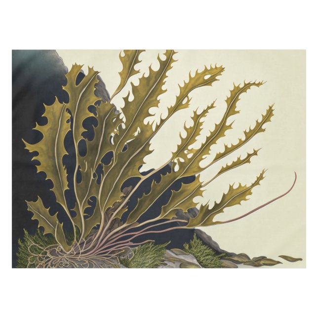 Tidal Fronds Tischdecke (Vorderseite (Horizontal))