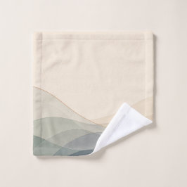 Tidal Veil Sea Glass Küsten-Badezimmer-Handtuch-Se Badhandtuch Set
