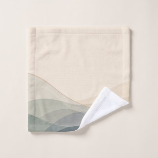 Tidal Veil Sea Glass Küsten-Badezimmer-Handtuch-Se Badhandtuch Set