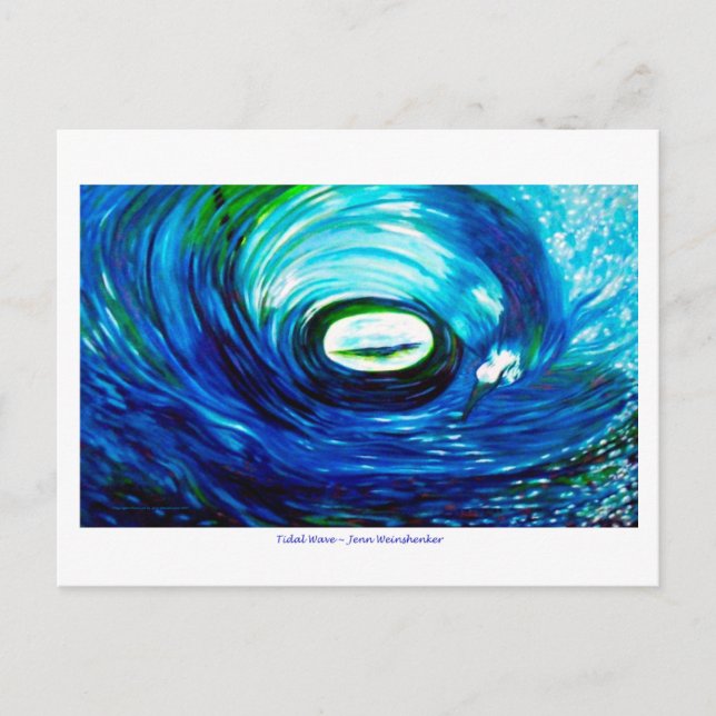 Tidal Wave POST CARD Postkarte (Vorderseite)