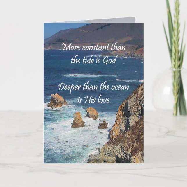 Tide Beileid Karte (Vorderseite)