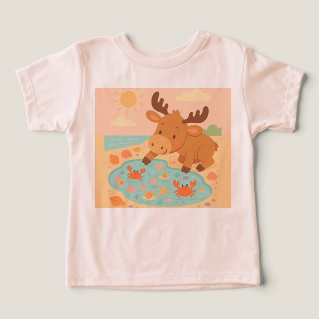Tide Pool Schätze – Naturforscher T-Shirt (Design Vorderseite)