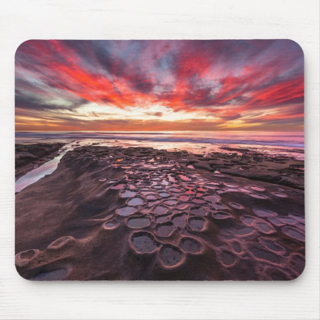 Tide Pools in La Jolla, CA Mousepad (Vorne)
