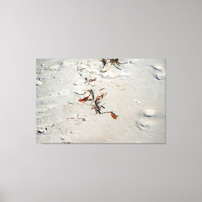 Tideline Calligraphy Leinwanddruck (Vorderseite)