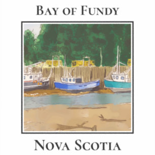Tidemajestät von Fundy, Boote Aufkleber