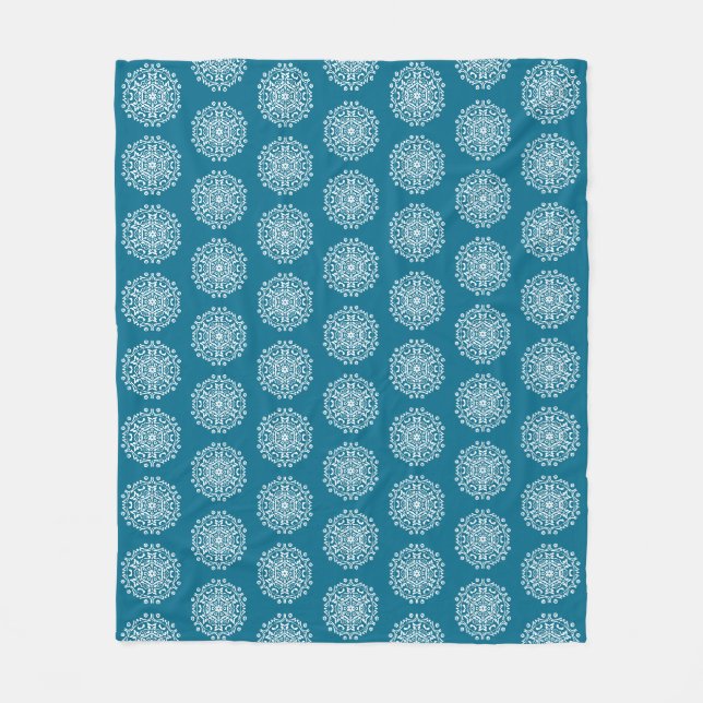 Tidepool Mandala Fleecedecke (Vorderseite)