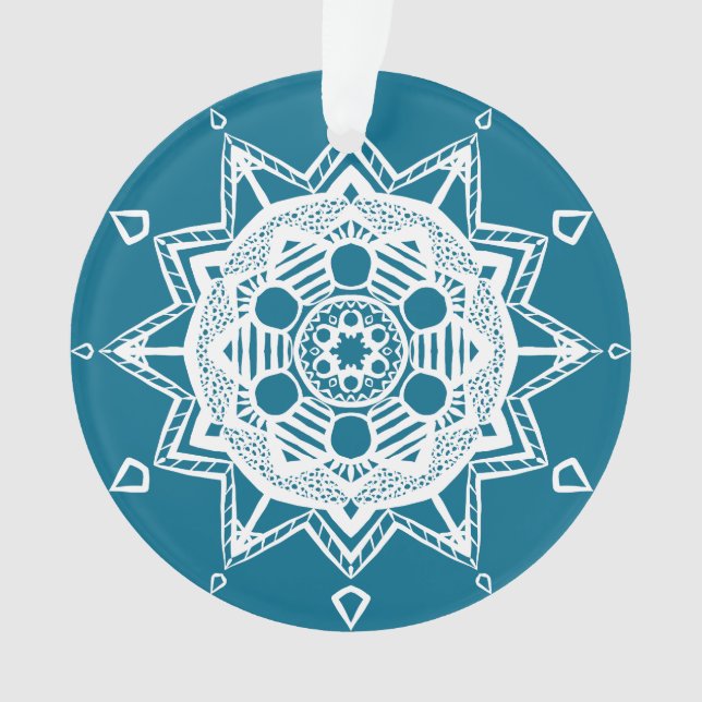 Tidepool Mandala Ornament (Vorderseite)
