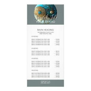 Tides of Balance   Yin Yang Design Werbekarte