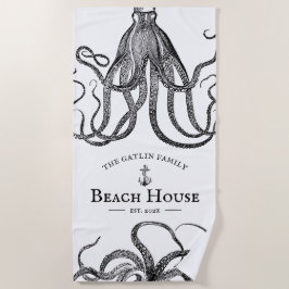 Tides Tentacles | Octopus Themed Beach House Strandtuch