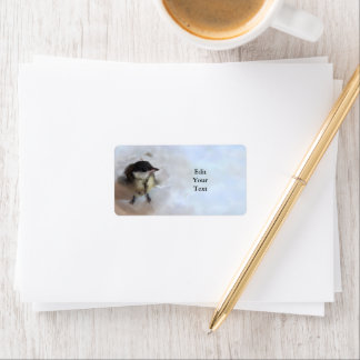 Tidi my Bird the Parus Major Adressaufkleber