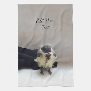 Tidi my Bird the Parus Major Geschirrtuch