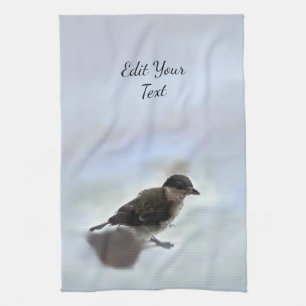 Tidi my Bird the Parus Major Geschirrtuch